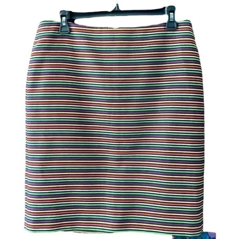 New Talbots Petits‎ Rainbow Striped Skirt Size 10P